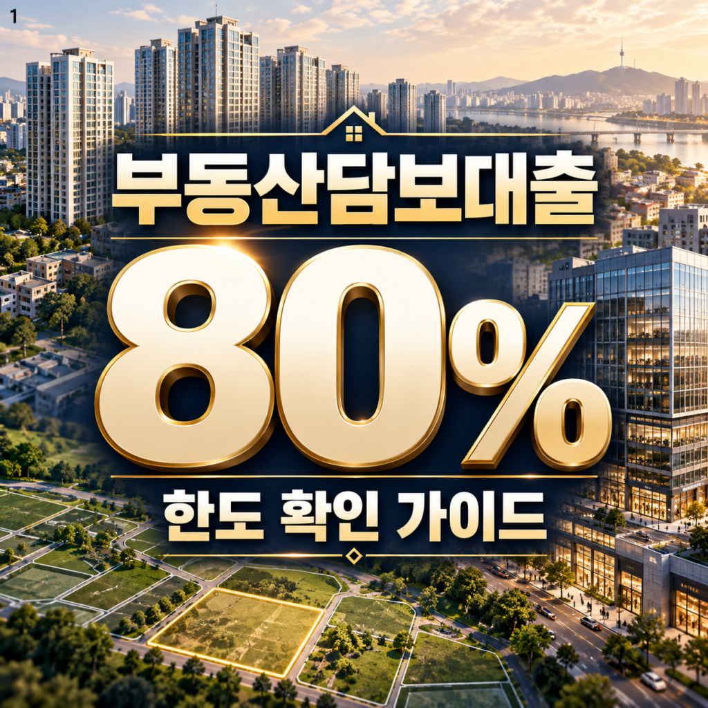 부동산담보대출 한도 확인 가이드 대표 이미지